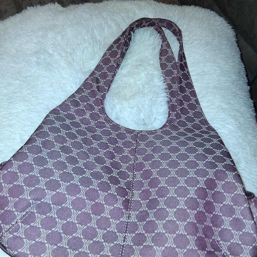 Purple Patterned Tote Bag
